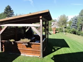 garden house with barbecue