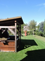 garden house with barbecue
